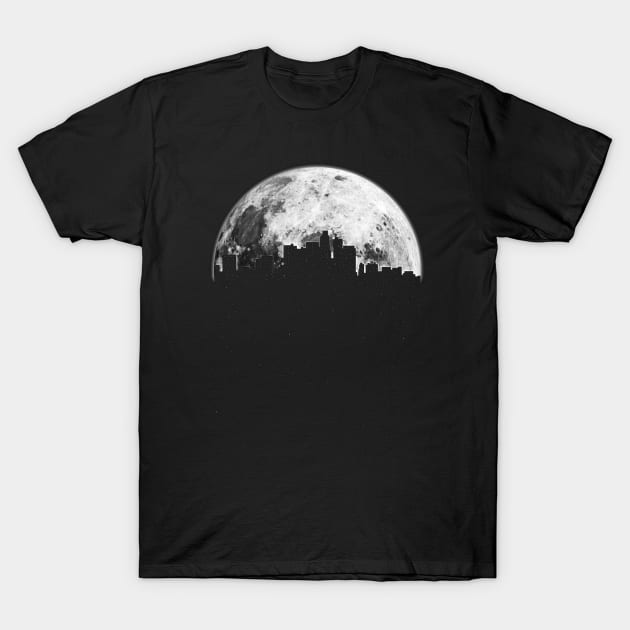 Moon and the city T-Shirt by Kyra_Clay